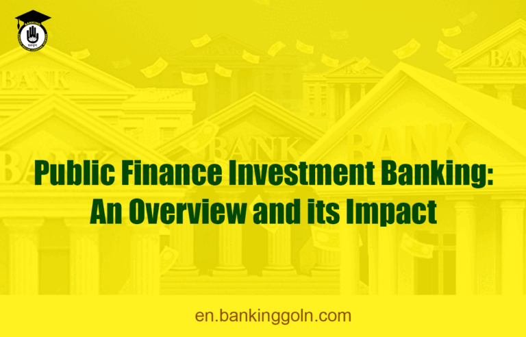 Public Finance Investment Banking: An Overview and its Impact