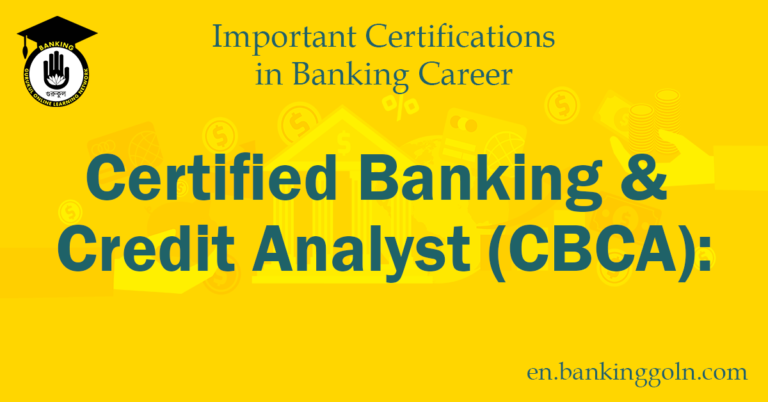 Certified Banking & Credit Analyst (CBCA)