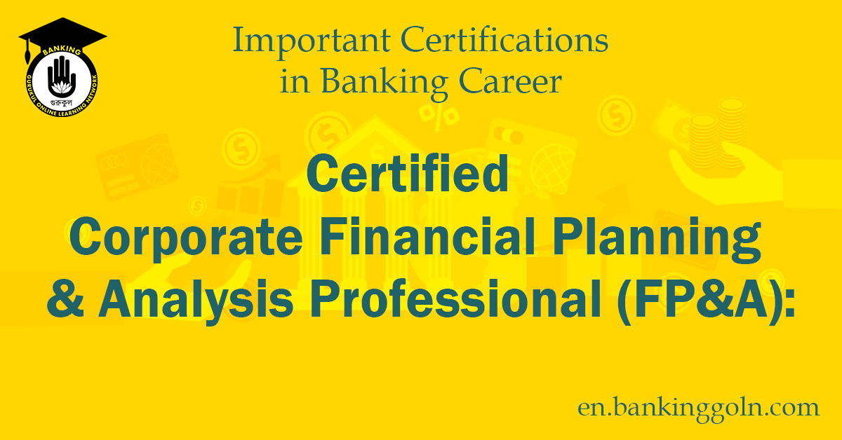 Certified Corporate Financial Planning & Analysis Professional (FP&A)