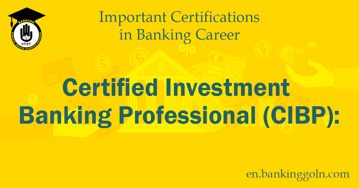 Certified Investment Banking Professional (CIBP)