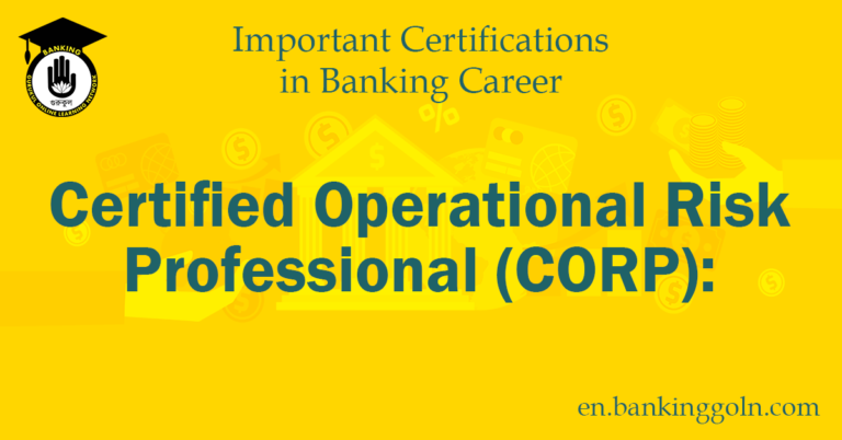 Certified Operational Risk Professional (CORP)