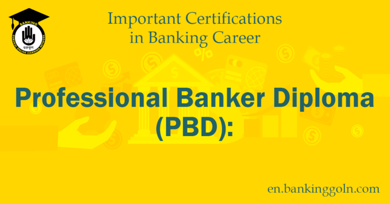 Professional Banker Diploma (PBD)