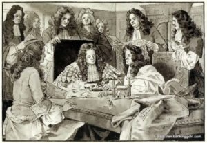 Sealing of the Bank of England Charter (1694), by Lady Jane Lindsay, 1905