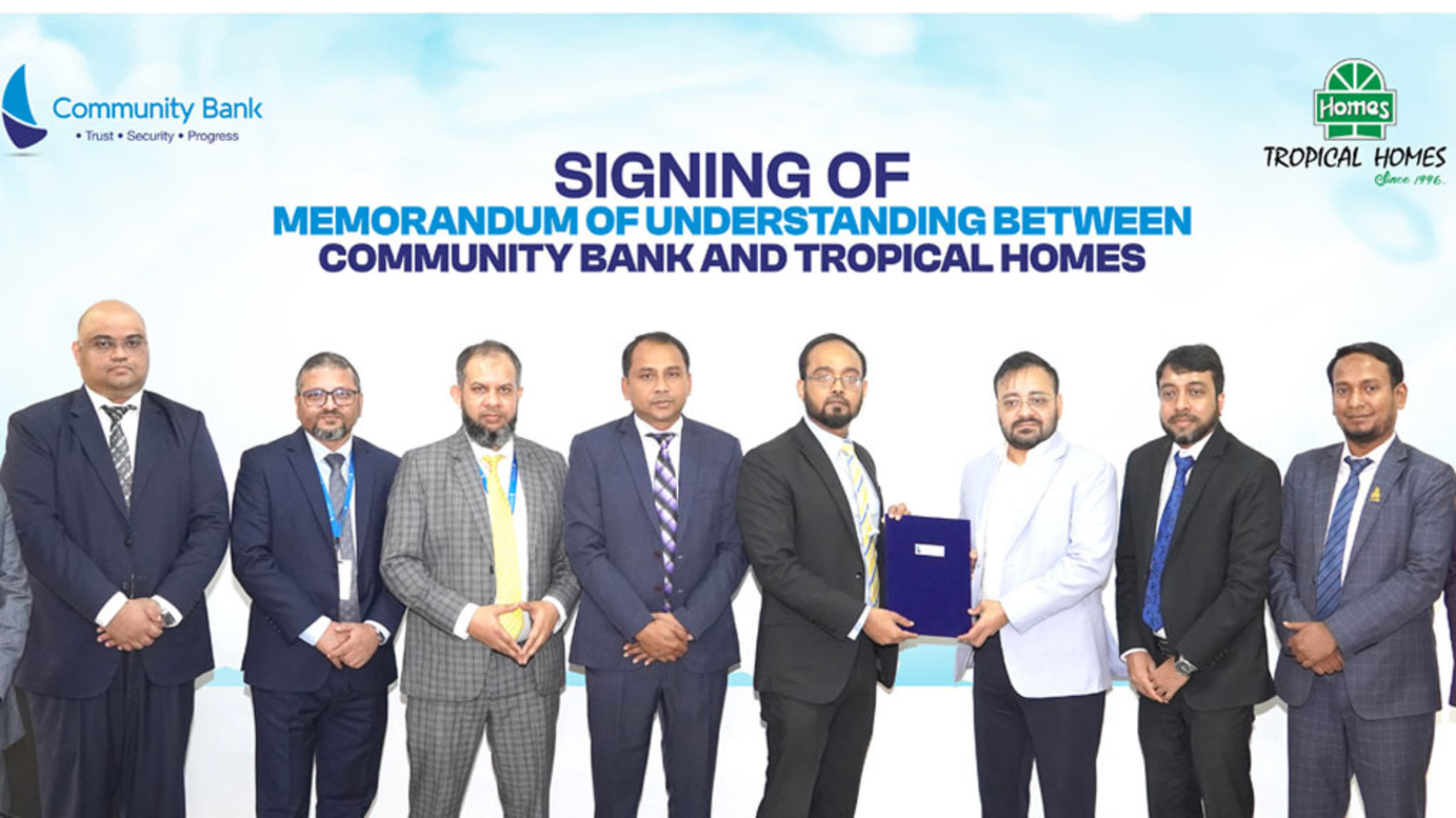 A Major Move in Real Estate: Community Bank and Tropical Homes Join Forces 1 Community Bank and Tropical Homes Join Forces