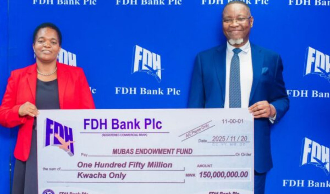 FDH Bank Donates K150 Million to MUBAS Endowment Fund 1 FDH Bank Donates K150 Million to MUBAS Endowment Fund Banking Gurukul, GOLN FDH Bank Donates K150 Million to MUBAS Endowment Fund