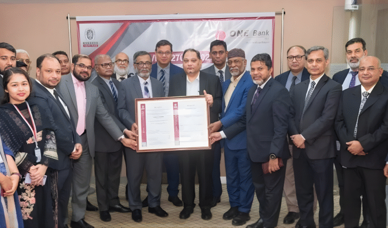 ONE Bank Receives ISOIEC 270012022 Certification