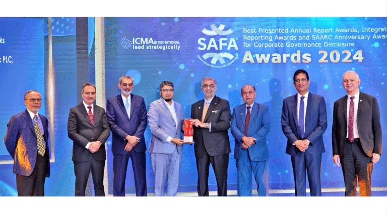 Shahjalal Islami Bank Secures Bronze Award from SAFA