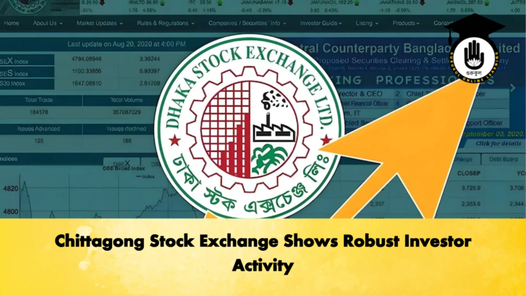 Chittagong Stock Exchange Shows Robust Investor Activity Banking Gurukul, GOLN Chittagong Stock Exchange Shows Robust Investor Activity