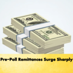 Pre Poll Remittances Surge Sharply Banking Gurukul, GOLN Pre-Poll Remittances Surge Sharply