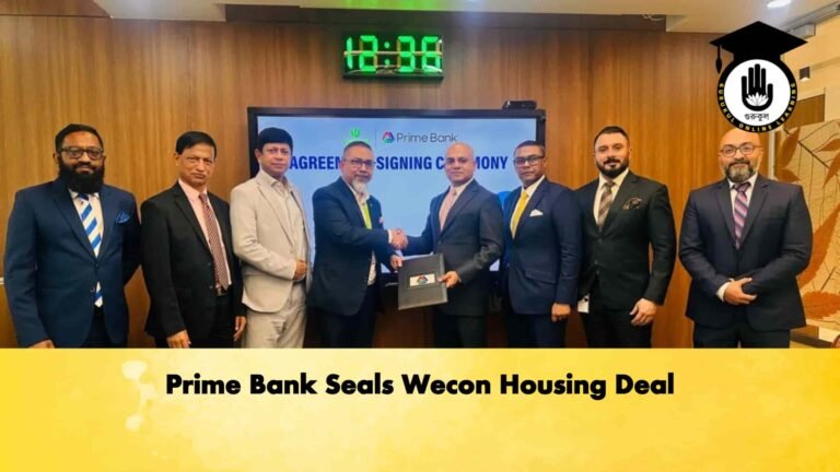 Prime Bank Seals Wecon Housing Deal