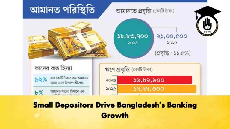 Small Depositors Drive Bangladesh’s Banking Growth