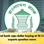 Central bank caps dollar buying at Tk122.85, experts question move