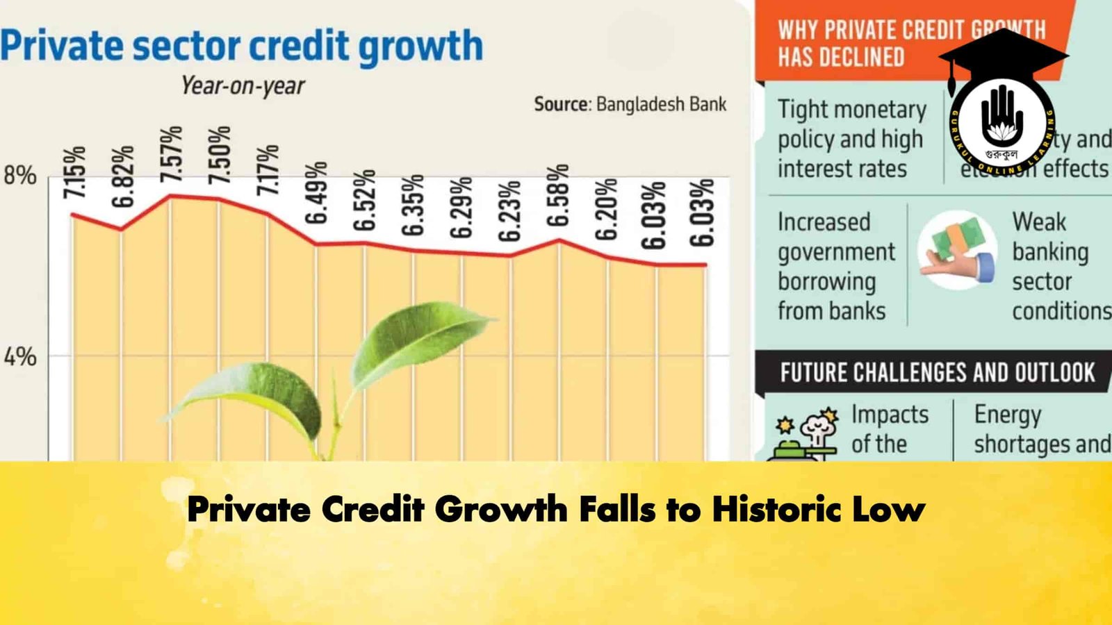 Private Credit Growth Falls to Historic Low 1 Private Credit Growth Falls to Historic Low