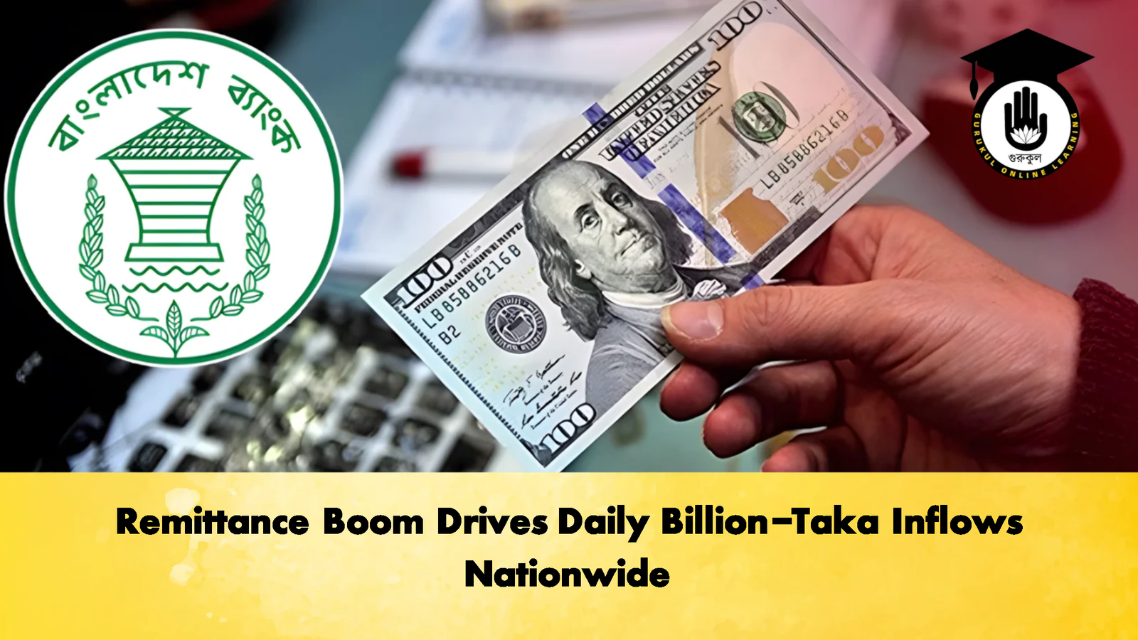 Remittance Boom Drives Daily Billion Taka Inflows Nationwide Banking Gurukul, GOLN Remittance Boom Drives Daily Billion-Taka Inflows Nationwide