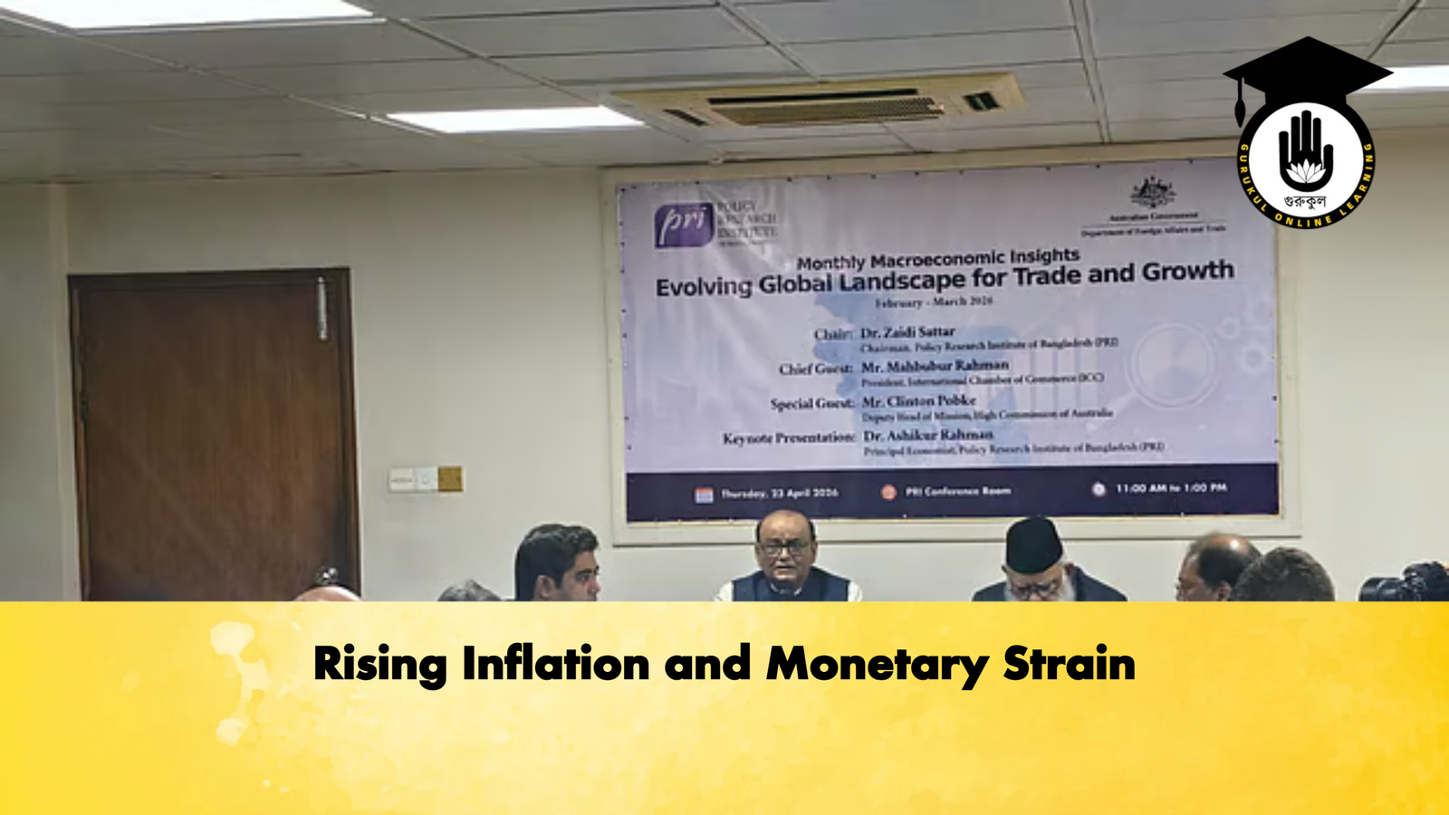 Rising Inflation and Monetary Strain Banking Gurukul, GOLN Rising Inflation and Monetary Strain