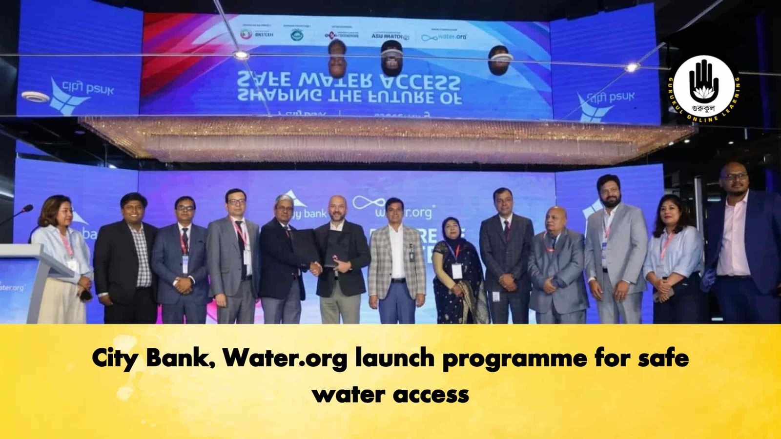 City Bank, Water.org launch programme for safe water access