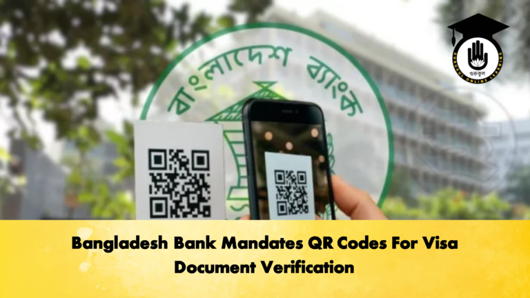 Bangladesh Bank Mandates QR Codes For Visa Document Verification 2 Banking Gurukul, GOLN Bangladesh Bank Mandates QR Codes For Visa Document Verification