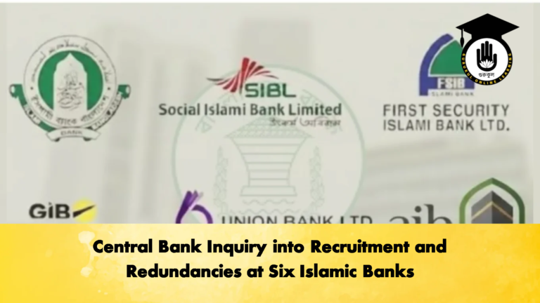 Central Bank Inquiry into Recruitment and Redundancies at Six Islamic Banks 2 Banking Gurukul, GOLN Central Bank Inquiry into Recruitment and Redundancies at Six Islamic Banks