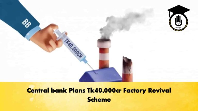Central bank Plans Tk40,000cr Factory Revival Scheme