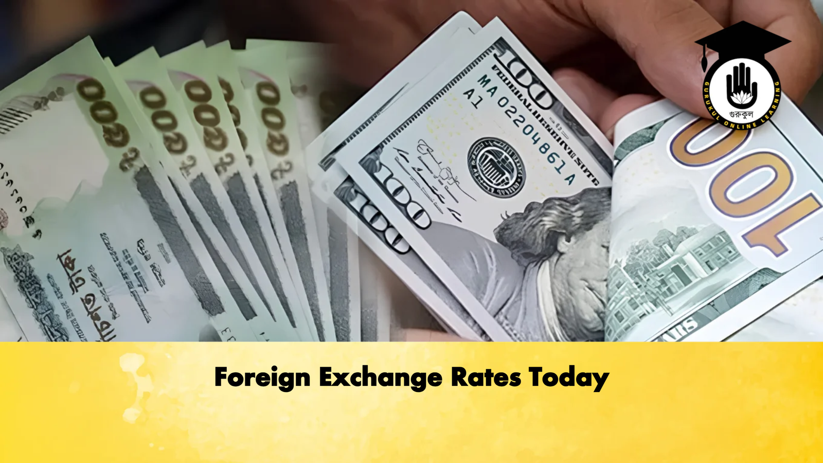 Foreign Exchange Rates Today 1 Foreign Exchange Rates Today Banking Gurukul, GOLN Foreign Exchange Rates Today